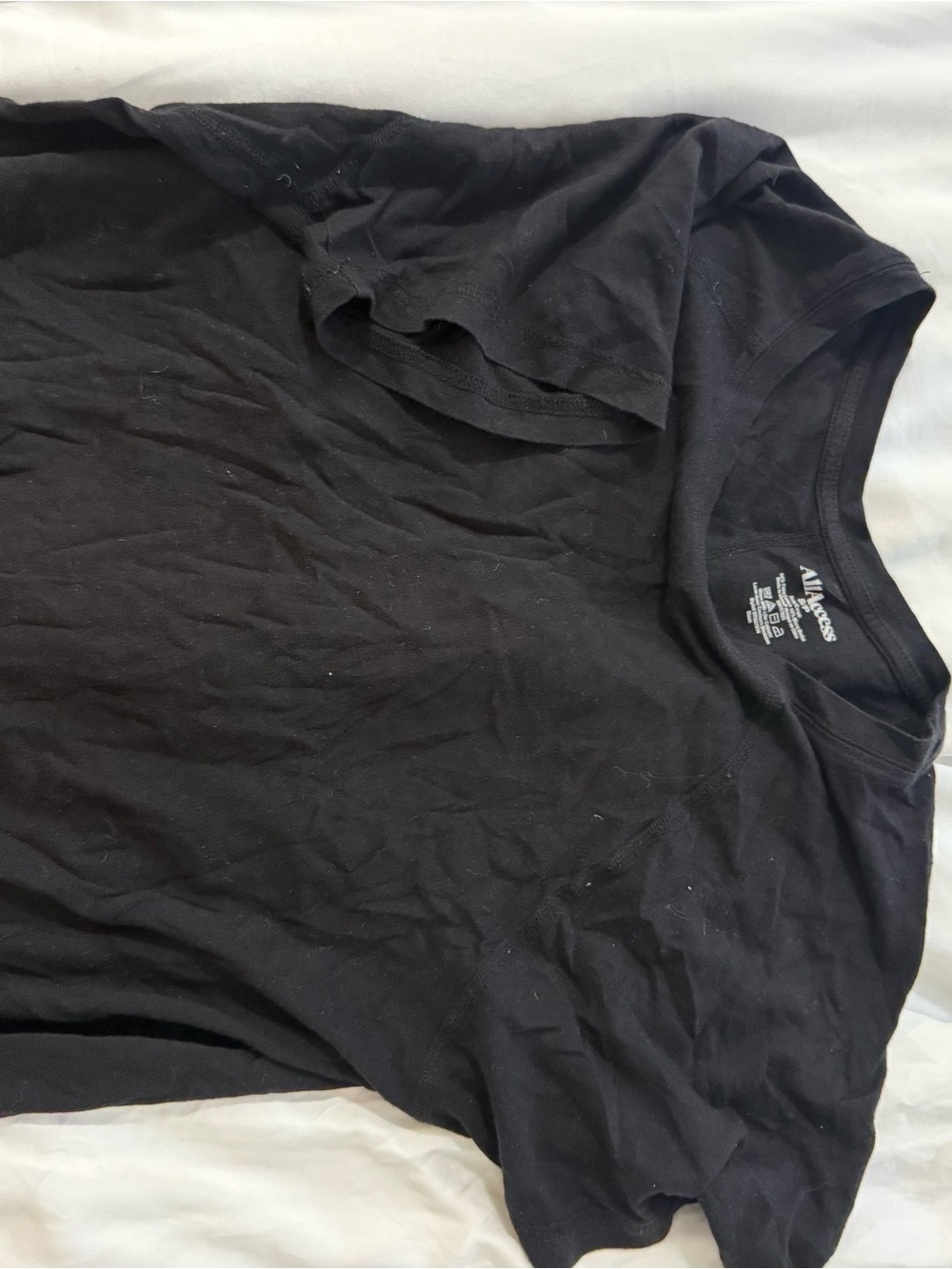 ALL ACCESS Black Short-Sleeve Women's Tee